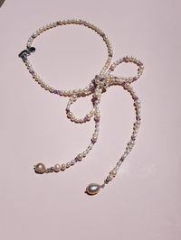The Bow Edit: High Lustre All Shapes Pearl with Natural Amethyst