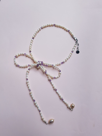 The Bow Edit: High Lustre All Shapes Pearl with Natural Amethyst