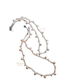 Full Bloom High Lustre Keshi, Round and Potato Shape Pearl Necklace (AAAA Grade)