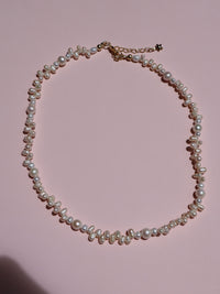 Enchante : High Lustre Round and Rice Shape Necklace (AAAA Grade)
