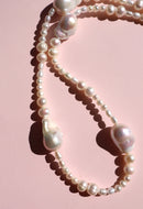 Enigma : High Lustre Baroque and all-shape Pearl Strand Necklace