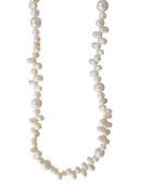 Enchante : High Lustre Round and Rice Shape Necklace (AAAA Grade)