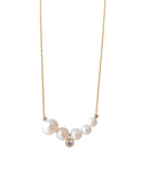 All The Luminous: High Lustre Round White Pearl Pendant (14K Gold Filled Chain)