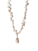 Full Bloom High Lustre Baroque Pearl on Keshi Pearl Necklace (AAA Grade)