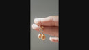 Ideale High Lustre Gold Overtone Pink Baroque Pearl 14K Gold Filled Earrings