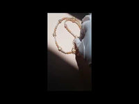 Ideale High Lustre Gold Overtone Pink Baroque Pearl and Rice Shape Pearl Strand Necklace